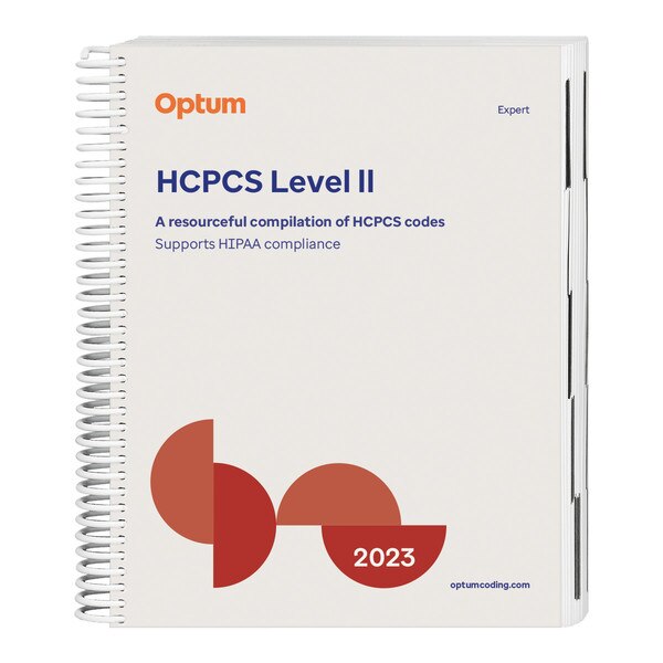 2023 HCPCS Level II Expert, Spiral, Optum CLOSEOUT ITEM